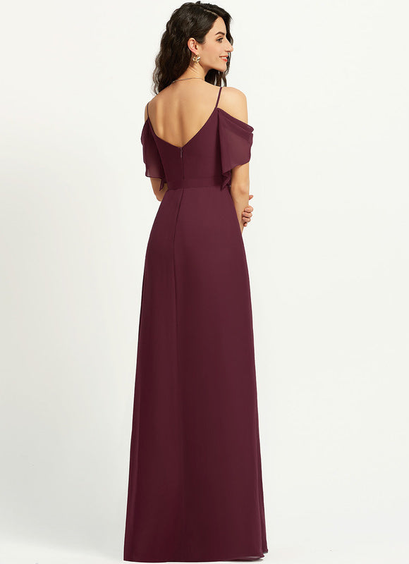 Robe Cérémonie Longue Volants Rose - gallery 4