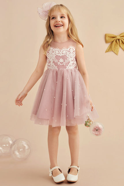 Robe Cérémonie Tulle Poudré