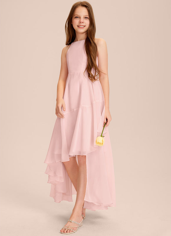 Robe Cérémonie Mousseline Marine - gallery 4