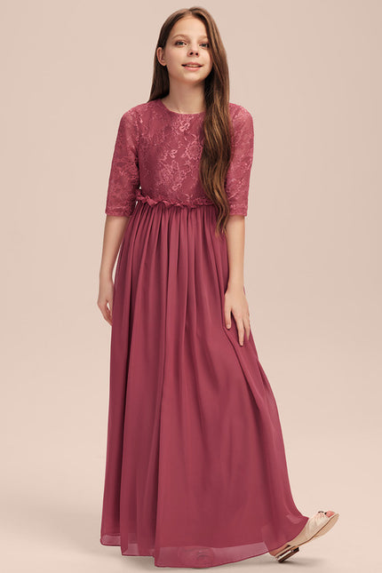 Robe Cérémonie Longue Plissée - gallery 1