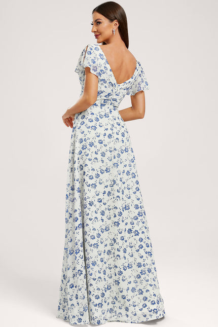 Robe Cérémonie Longue Volants Rose - gallery 4