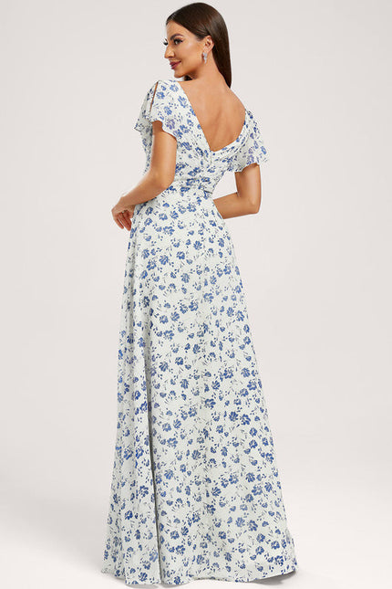Robe Cérémonie Longue Volants Rose - gallery 4
