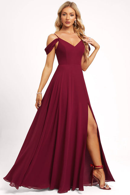 Robe Cérémonie Vaporeuse Bordeaux - gallery 7