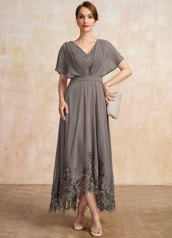 Robe Cérémonie Vaporeuse Dentelle - gallery 2