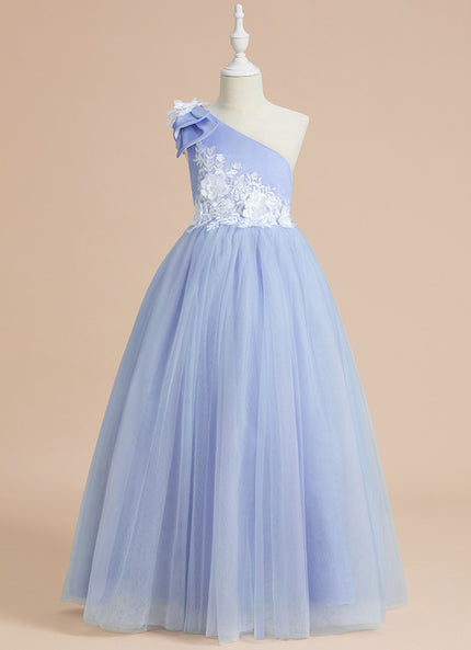Robe Cérémonie Bleu Pastel Élégant