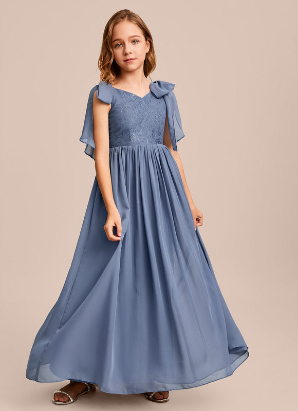 Robe Cérémonie Bleu Ciel Délicate - gallery 2