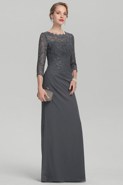 Robe Cérémonie Gris Élégant - gallery 2
