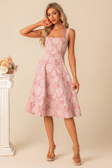Robe Cérémonie Rose Fleuri - gallery 8