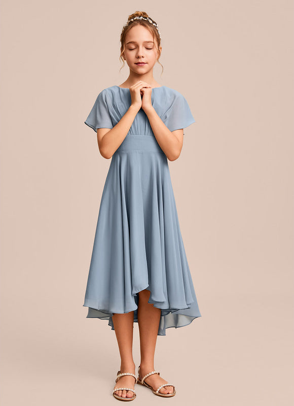 Robe Cérémonie Mousseline Marine - gallery 2