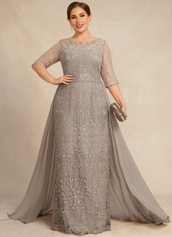 Robe Longue Ceremonie Beige - gallery 8