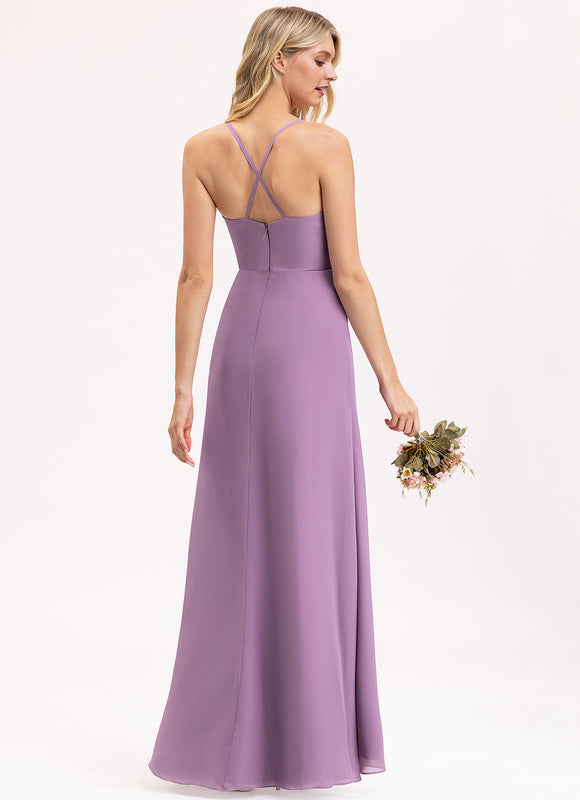 Robe Cérémonie Longue Volants Rose - gallery 7