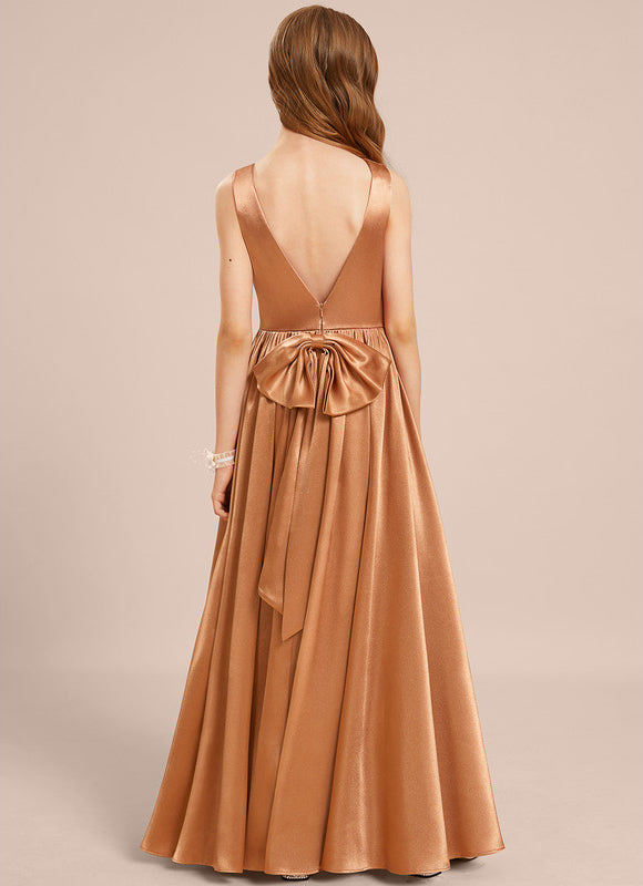 Robe Ceremonie Fille Beige - gallery 1