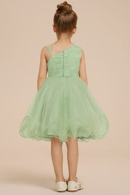 Robe Cérémonie Tulle Verte - gallery 5