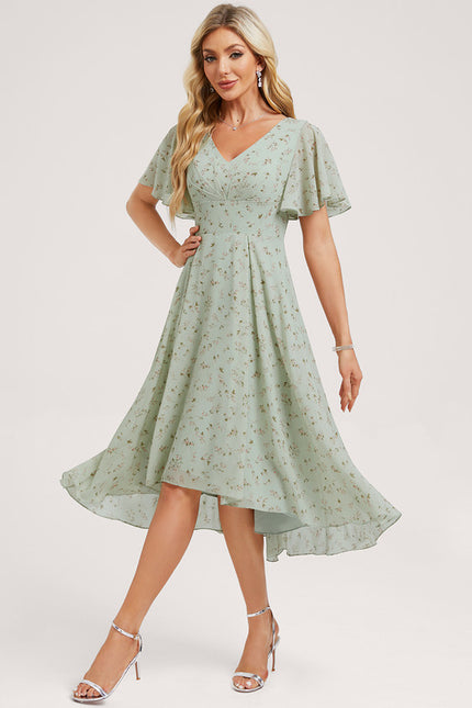 Robe Cérémonie Fluide Marine Élégante - gallery 3