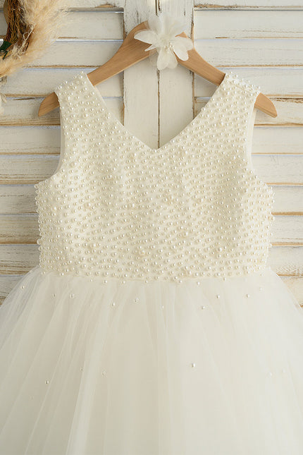 Robe Cérémonie Perles Éthérée - gallery 2