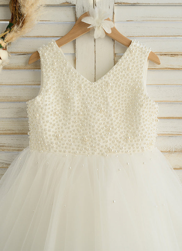 Robe Cérémonie Perles Éthérée - gallery 2