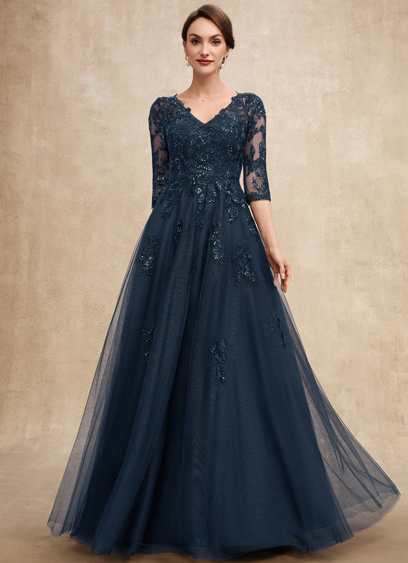 Robe Cérémonie Longue Tulle Ornée - gallery 1