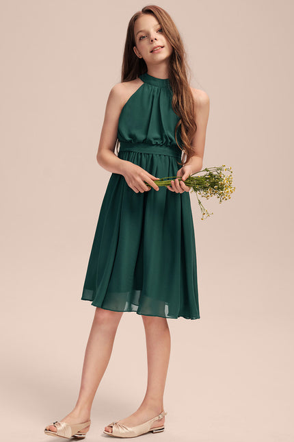 Robe Cérémonie Vert Émeraude Chic - gallery 2