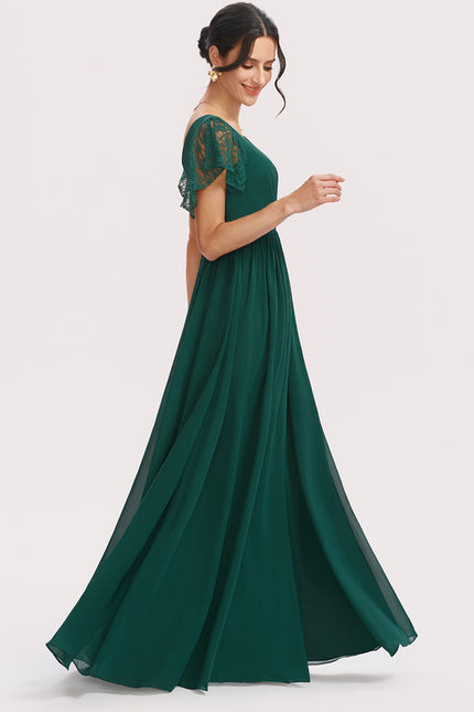 Robe Cérémonie Longue Rose Élégante - gallery 1