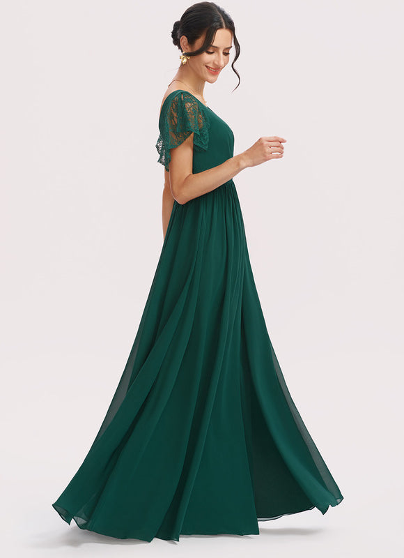 Robe Cérémonie Longue Rose Élégante - gallery 1