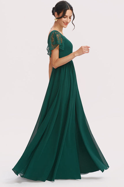 Robe Cérémonie Longue Rose Élégante - gallery 1