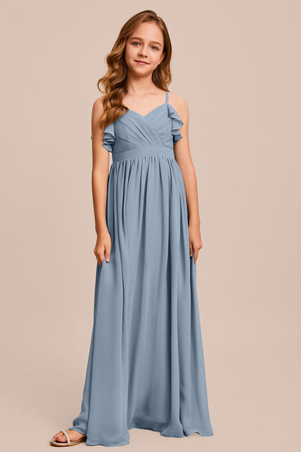 Robe Cérémonie Longue Vert Deau - gallery 4