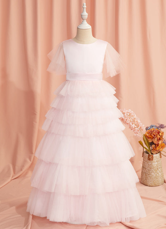 Robe Cérémonie Tulle Aquatique - gallery 1