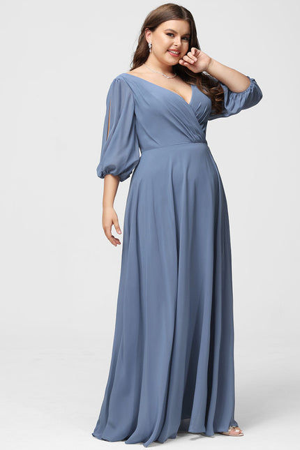 Robe Cérémonie Longue Volants Rose - gallery 9