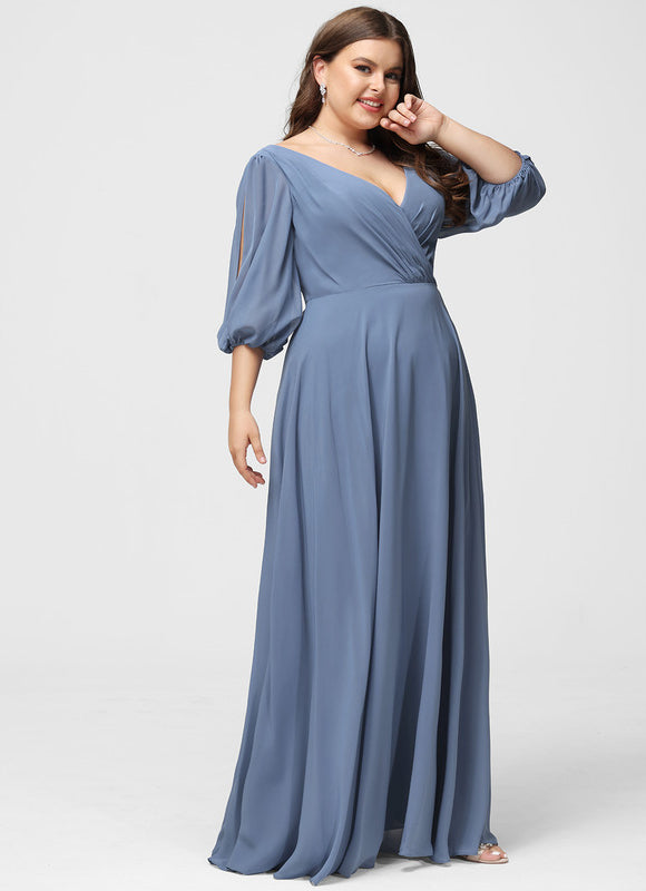 Robe Cérémonie Longue Volants Rose - gallery 9