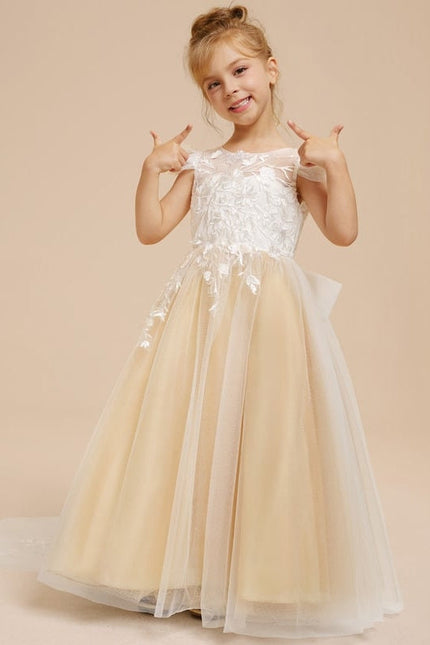 Robe Cérémonie Florale Élégante - gallery 6