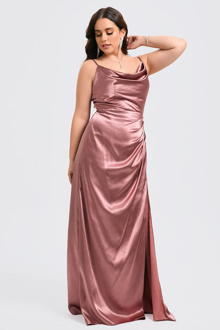 Robe Cérémonie Satin Doré - gallery 8