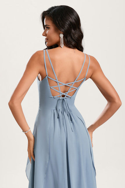 Robe Cérémonie Longue Volants Rose - gallery 6