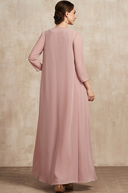 Robe Cérémonie Longue Élégante Bleu - gallery 3