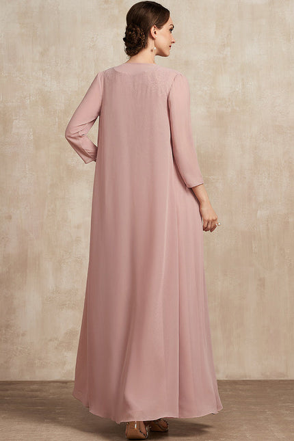 Robe Cérémonie Longue Élégante Bleu - gallery 3