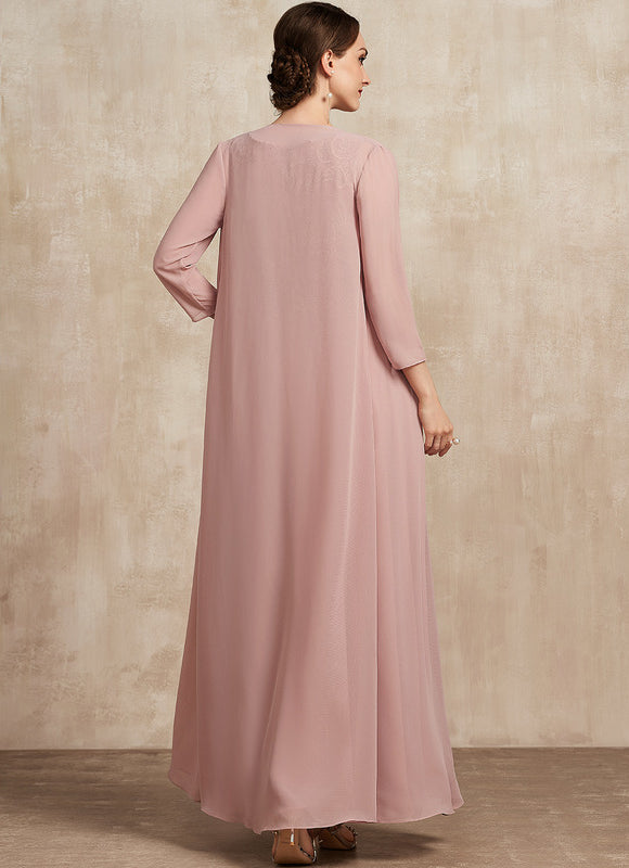 Robe Cérémonie Longue Élégante Bleu - gallery 3