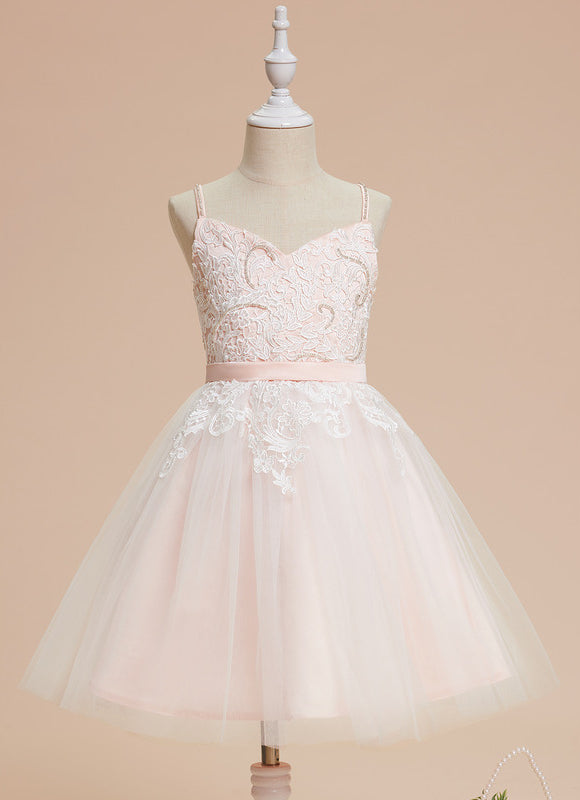 Robe Cérémonie Tulle Verte Fleuri