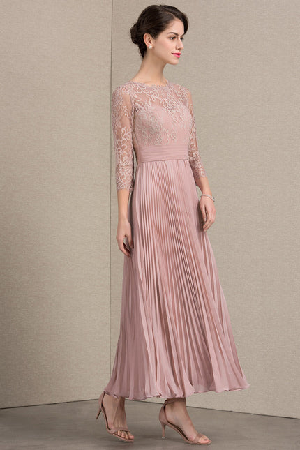 Robe Cérémonie Dentelle Plissée - gallery 3