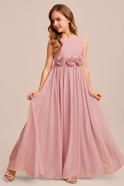 Robe Cérémonie Élégance Florale Rêveuse - gallery 3