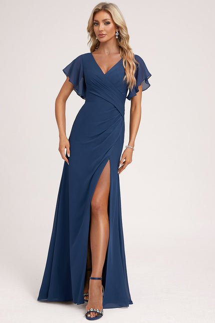 Robe Cérémonie Longue Volants Rose - gallery 3