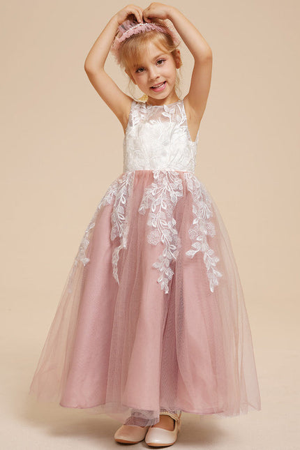 Robe Cérémonie Tulle Navy Floral