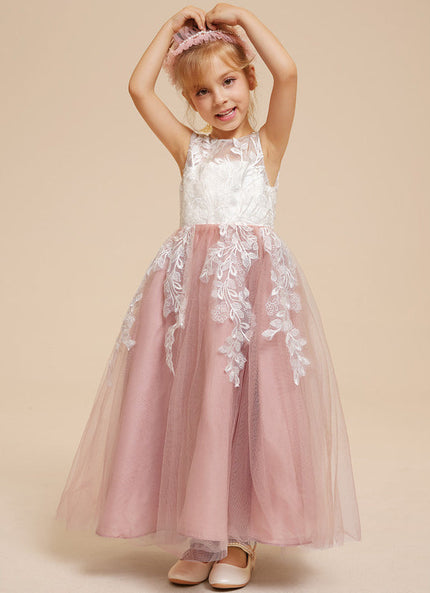 Robe Cérémonie Tulle Navy Floral