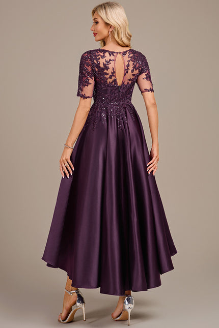 Robe Cérémonie Violette Élégante - gallery 5