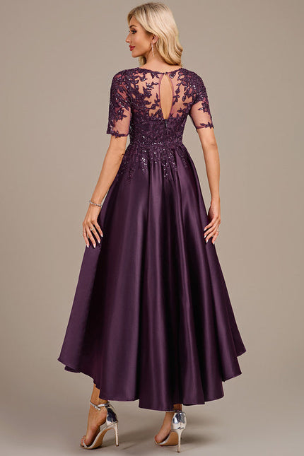 Robe Cérémonie Violette Élégante - gallery 5