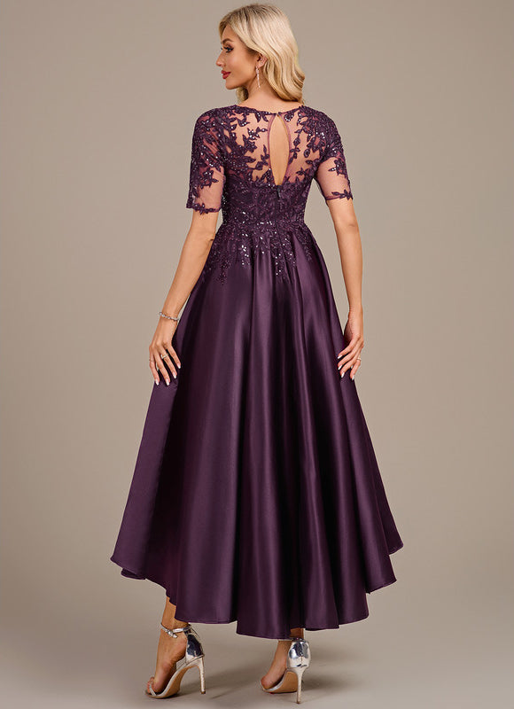 Robe Cérémonie Violette Élégante - gallery 5
