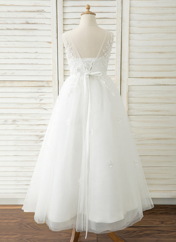 Robe Cérémonie Tulle Navy Floral - gallery 9