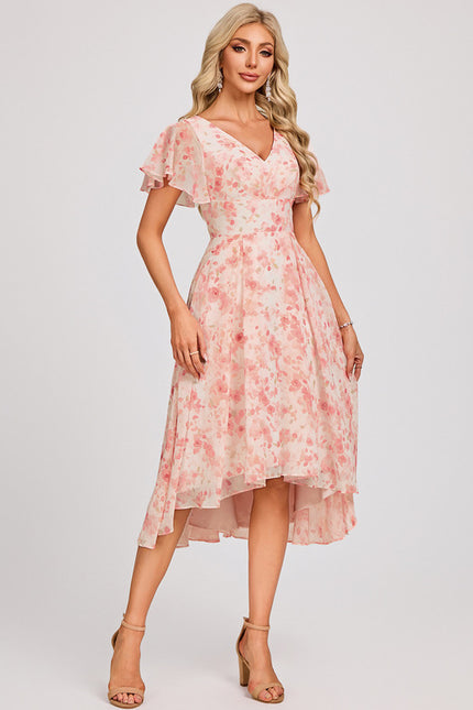 Robe Cérémonie Fluide Marine Élégante - gallery 3