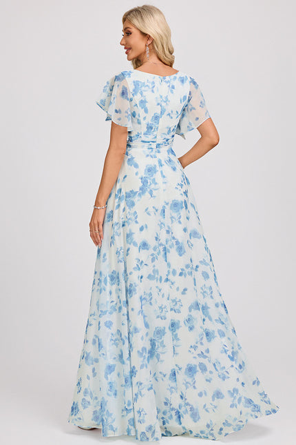 Robe Cérémonie Longue Volants Rose - gallery 5