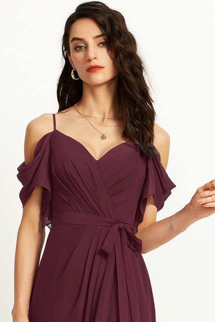 Robe Cérémonie Longue Volants Rose - gallery 2