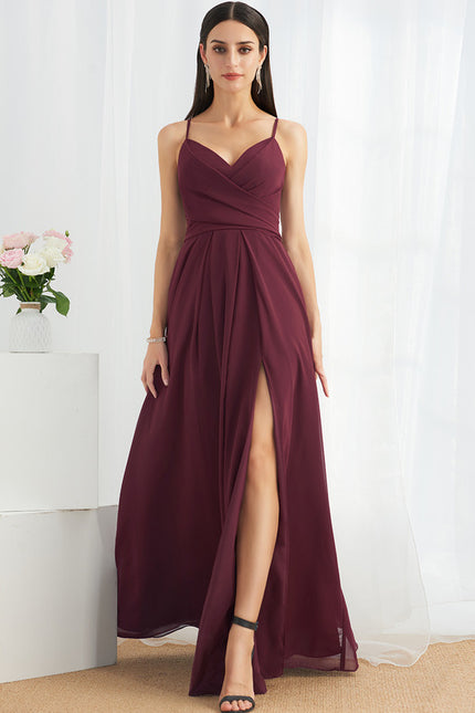 Robe Cérémonie Longue Volants Rose - gallery 2