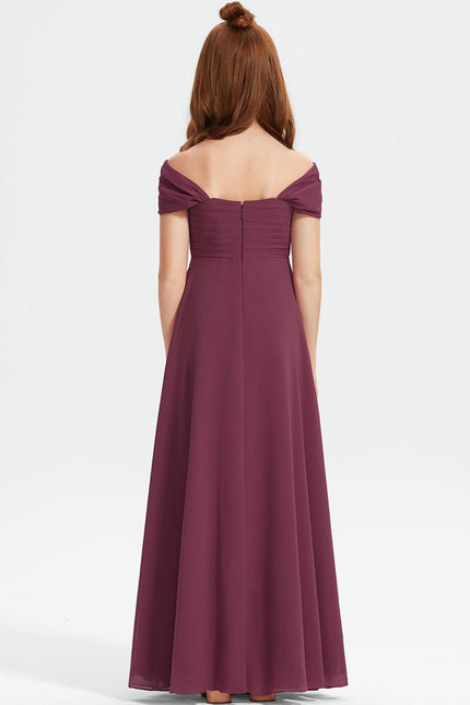 Robe Ceremonie Grande Taille Bordeaux - gallery 2